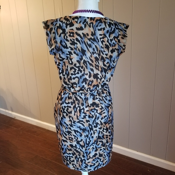 Short sleeved animal print dress - Picture 3 of 6